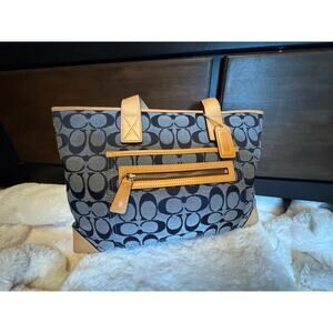 Coach Signature Denim Jean Tote Bag – New Without Tags